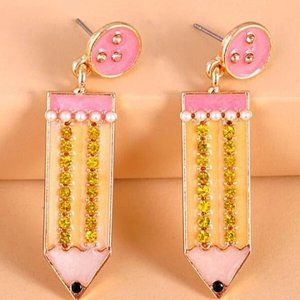 Cute Pencil Earrings